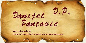 Danijel Pantović vizit kartica